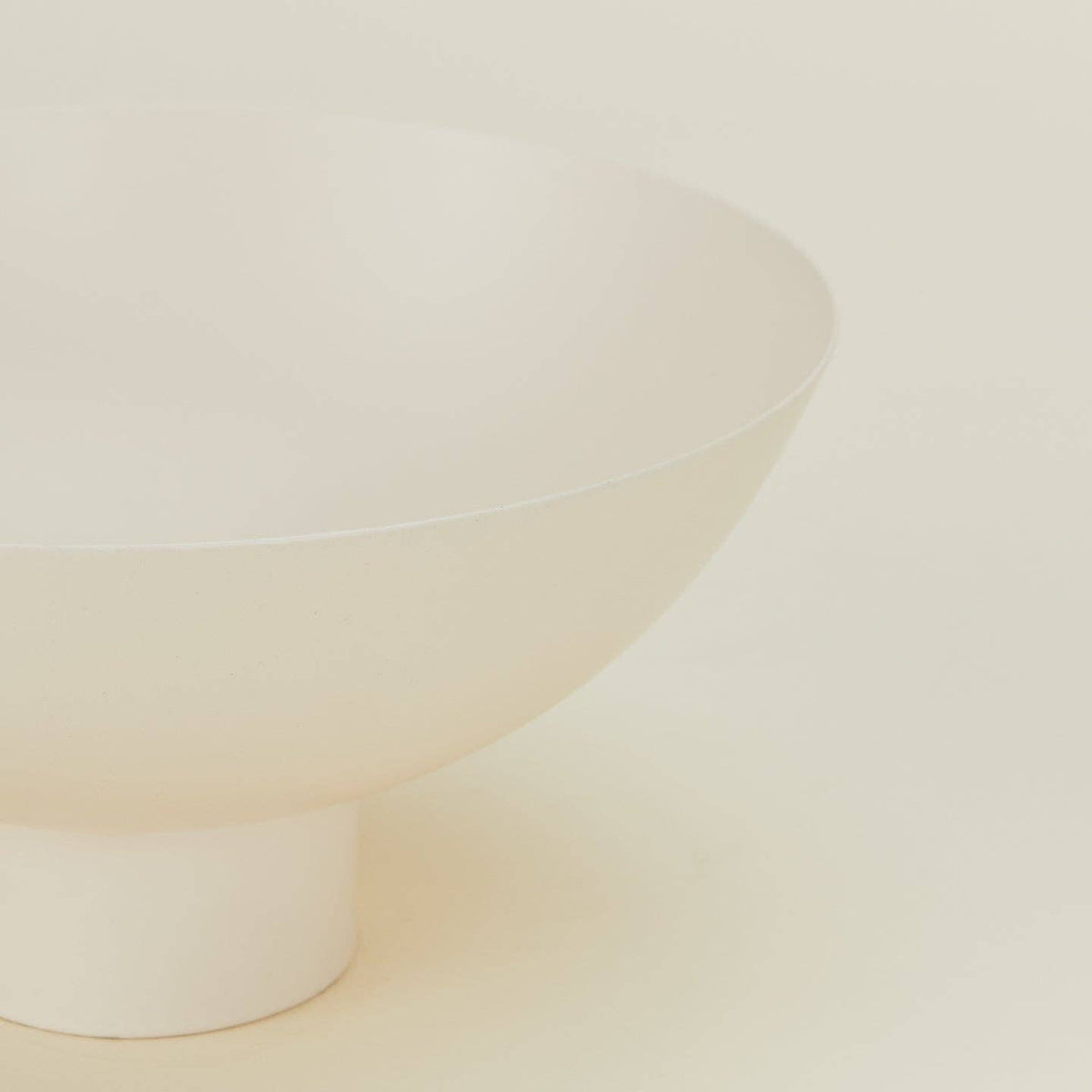 Essential Footed Bowl – Ivory