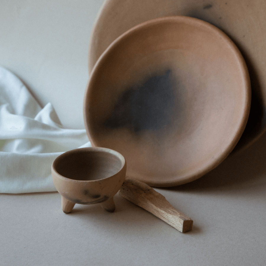 PALO SANTO Clay Footed Mini Bowl