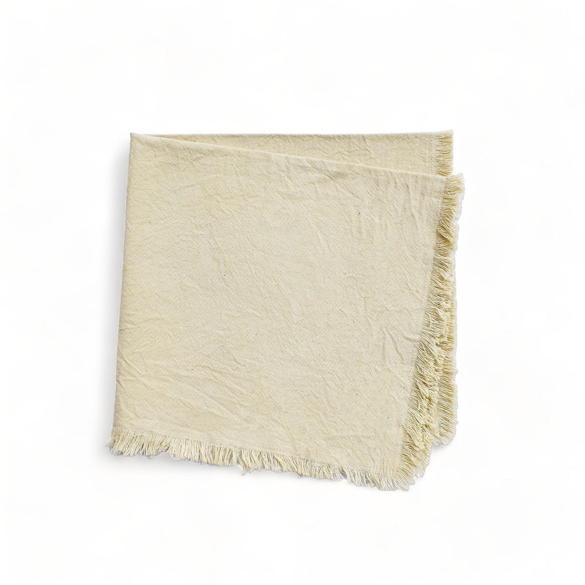 Natural Ivory Napkins (Set of 4) by CECILIADENADIE studio