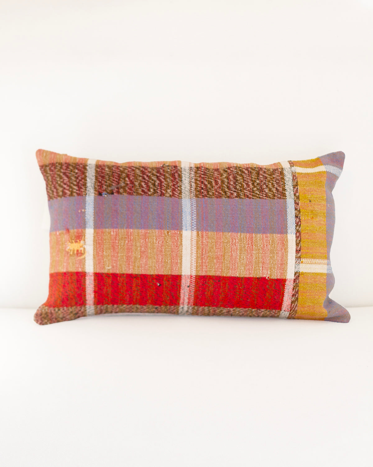 Matilde Red Checkered Throw Pillow