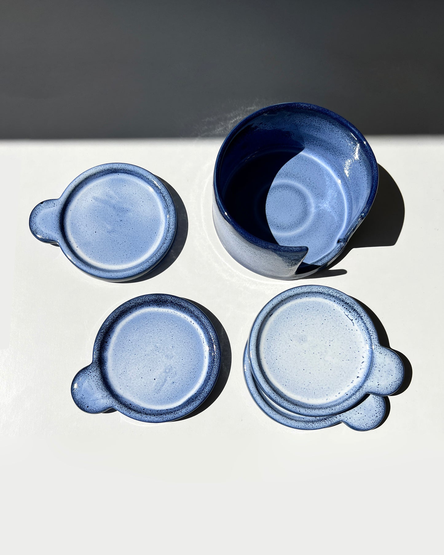 Indigo Handmade Tapas Plate Set