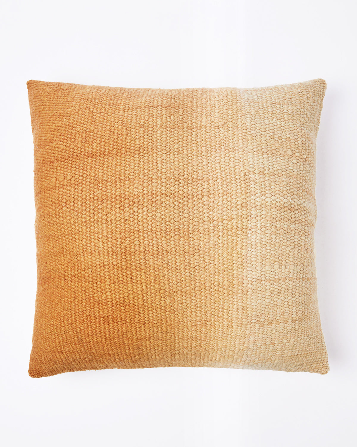 Matiz Gold Ombre Throw Pillow
