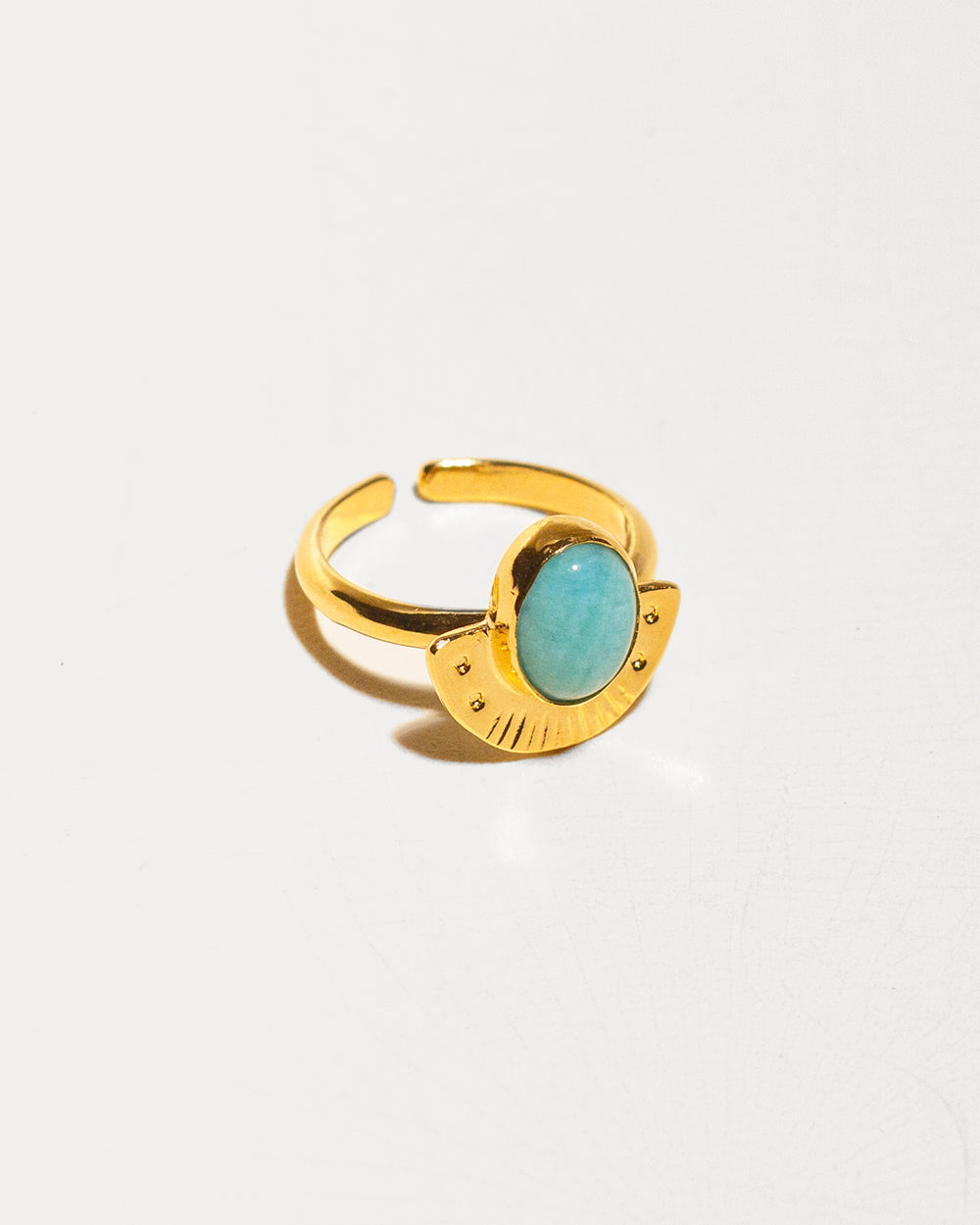 Art Deco Amazonite Ring