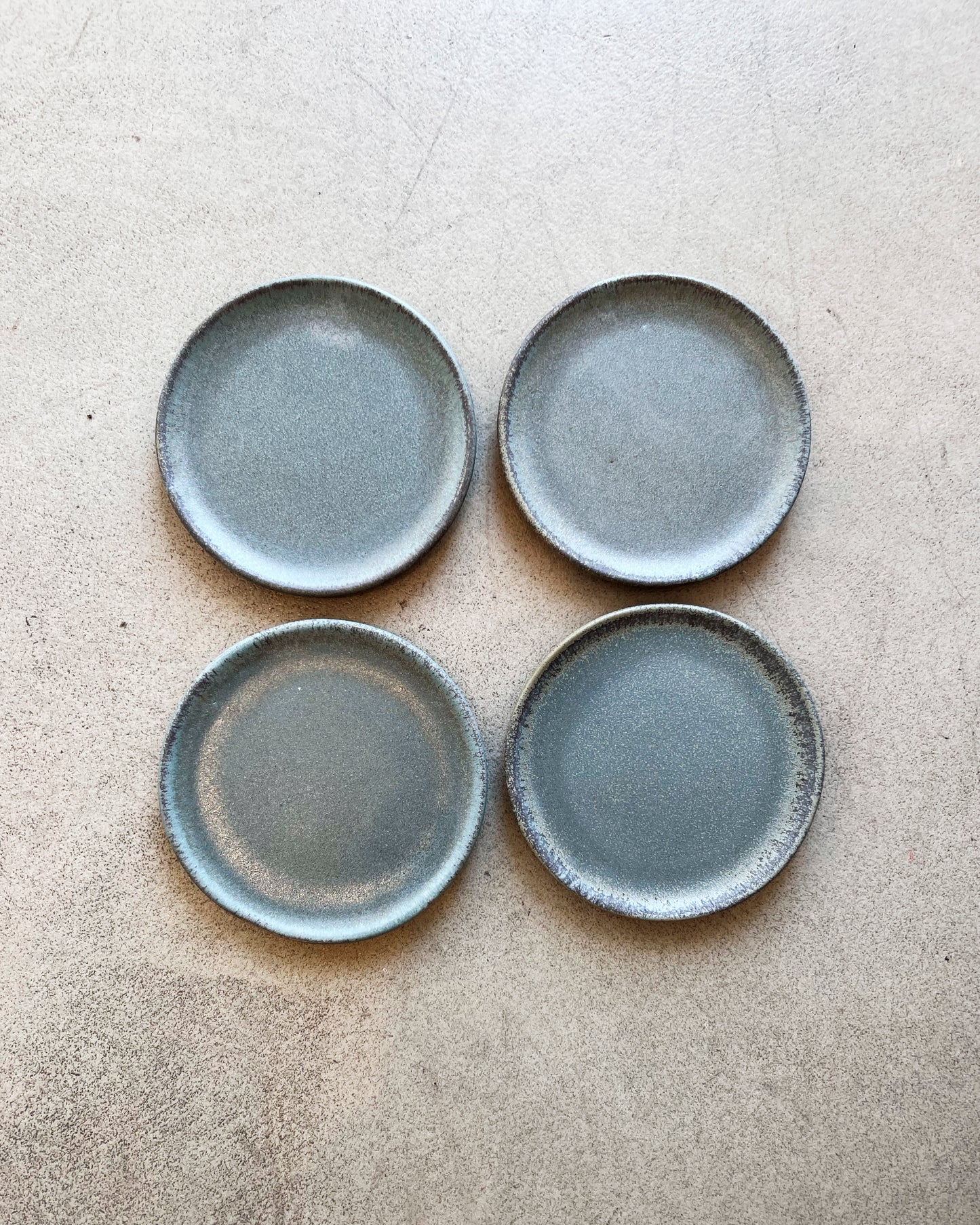 Anna dinnerware - Aqua set