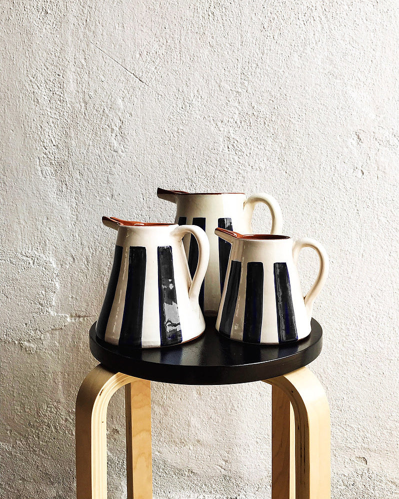 Casa Cubista Striped Pitcher - Multiple Sizes