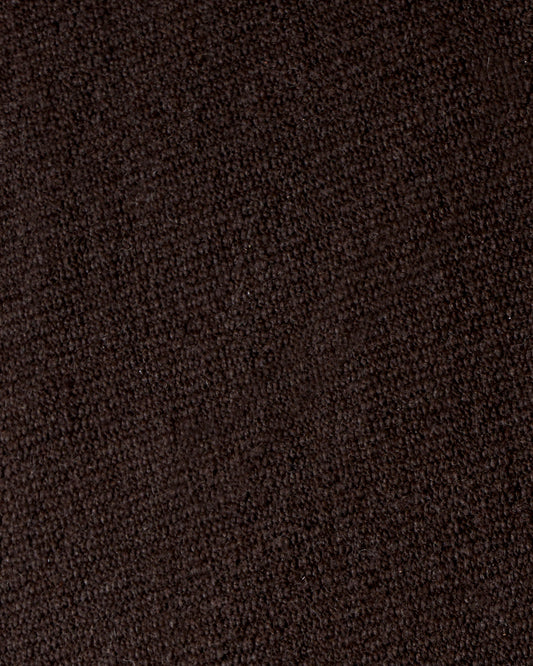Awanay Onyx Black Carded Wool Rug
