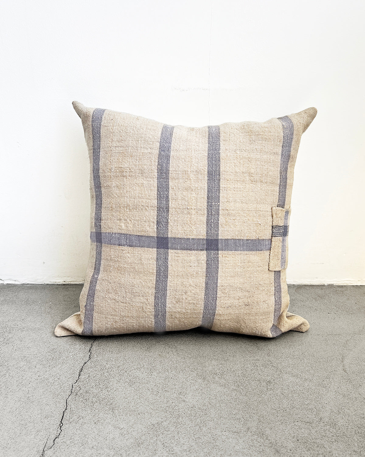 Matilde Blue Checkered Throw Pillows