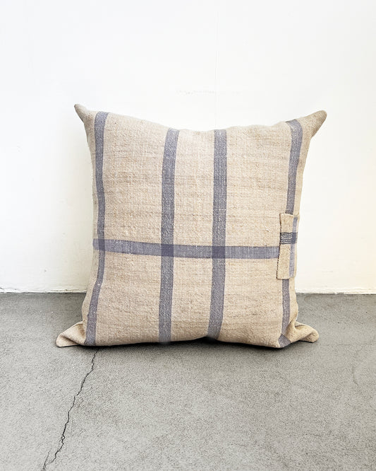 Matilde Blue Checkered Throw Pillows