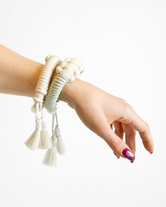 Cobra Bracelets made from raw cotton thread