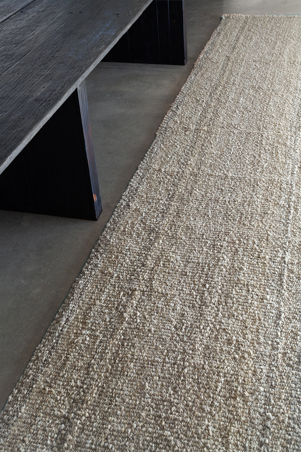 Awanay Gris Gastado Wool Rug
