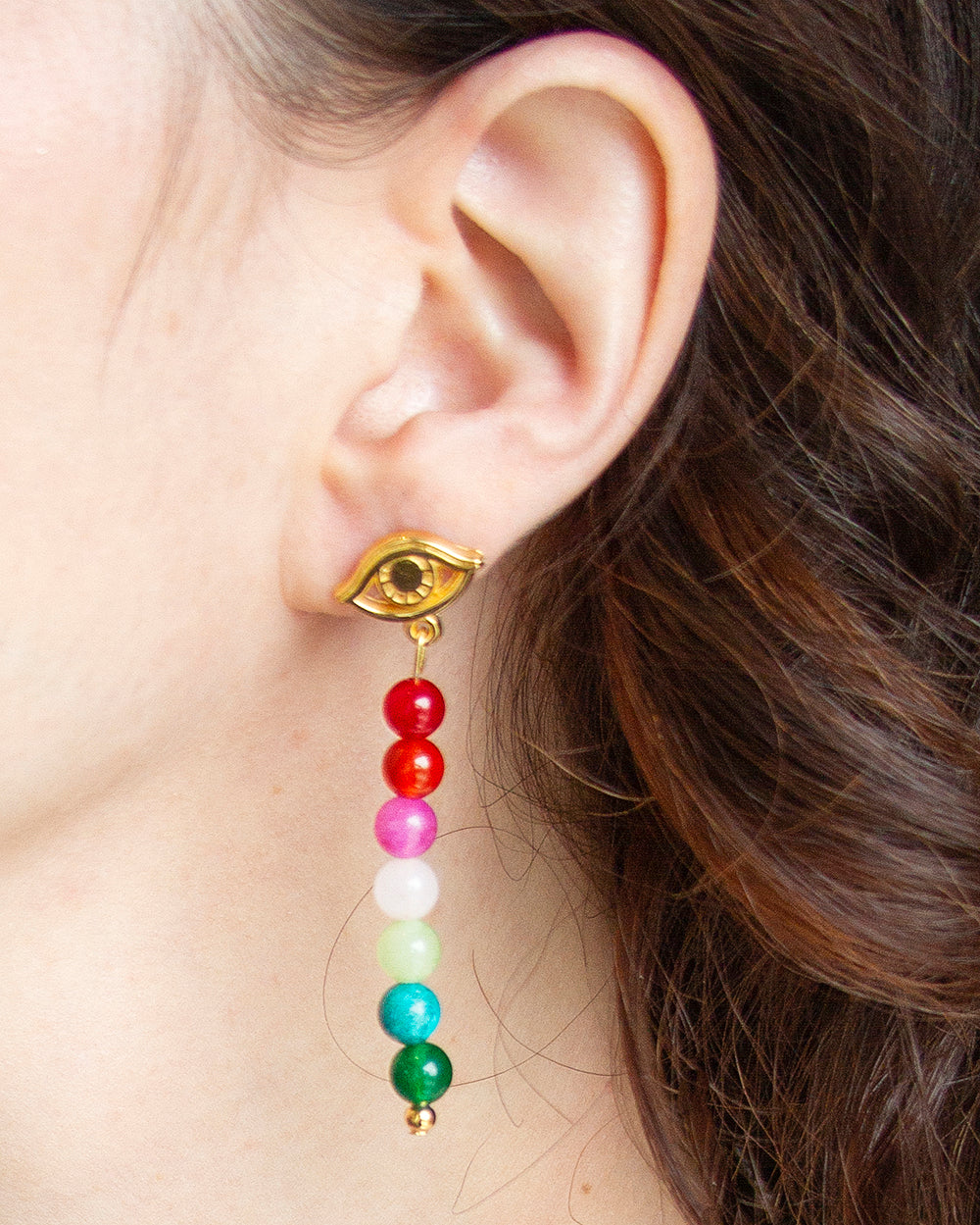 Rainbow Gemstone Earrings