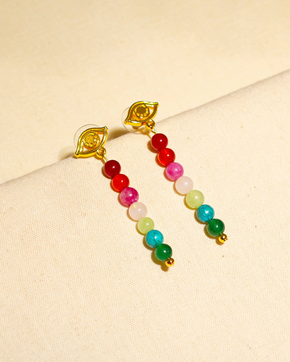 Rainbow Gemstone Earrings
