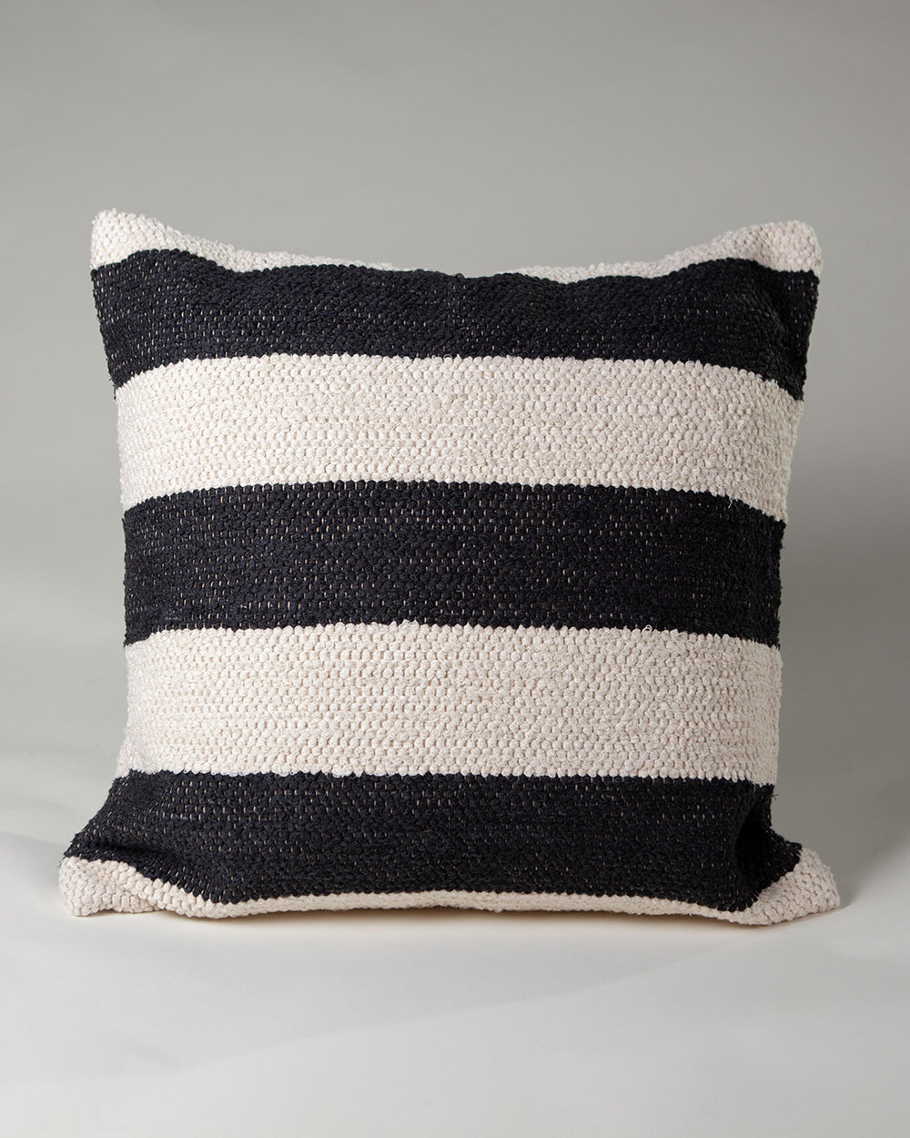 Casa Cubista Striped Pillow - Black