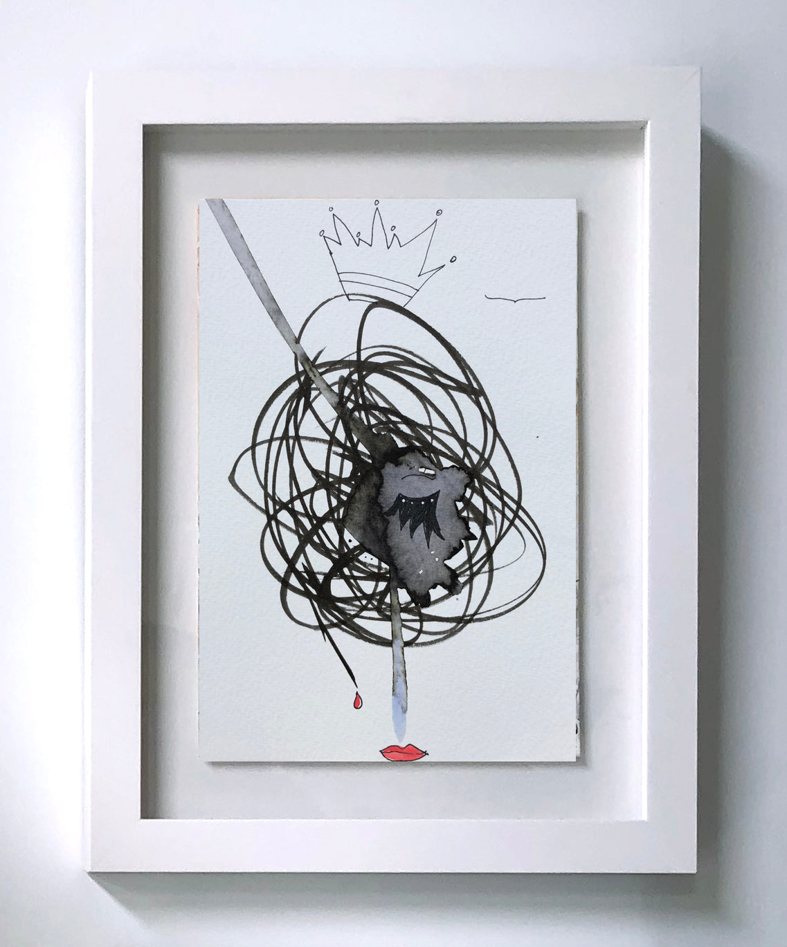 Popolishis #1 "Lashtein Long" Original in Mixed Media