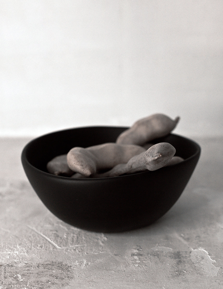 Black Bernal Resin Bowl