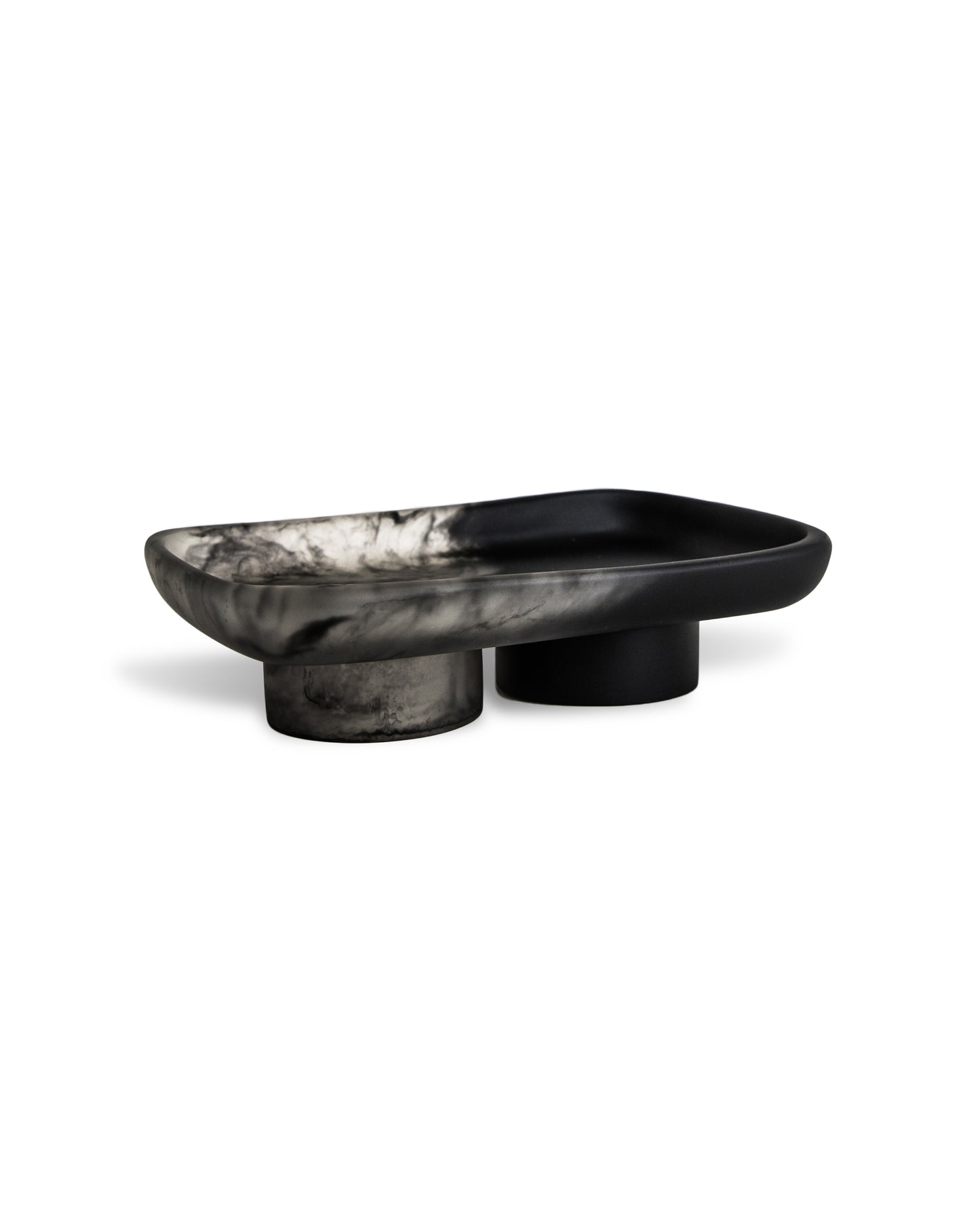 Smoke Arteaga Resin Pedestal Tray