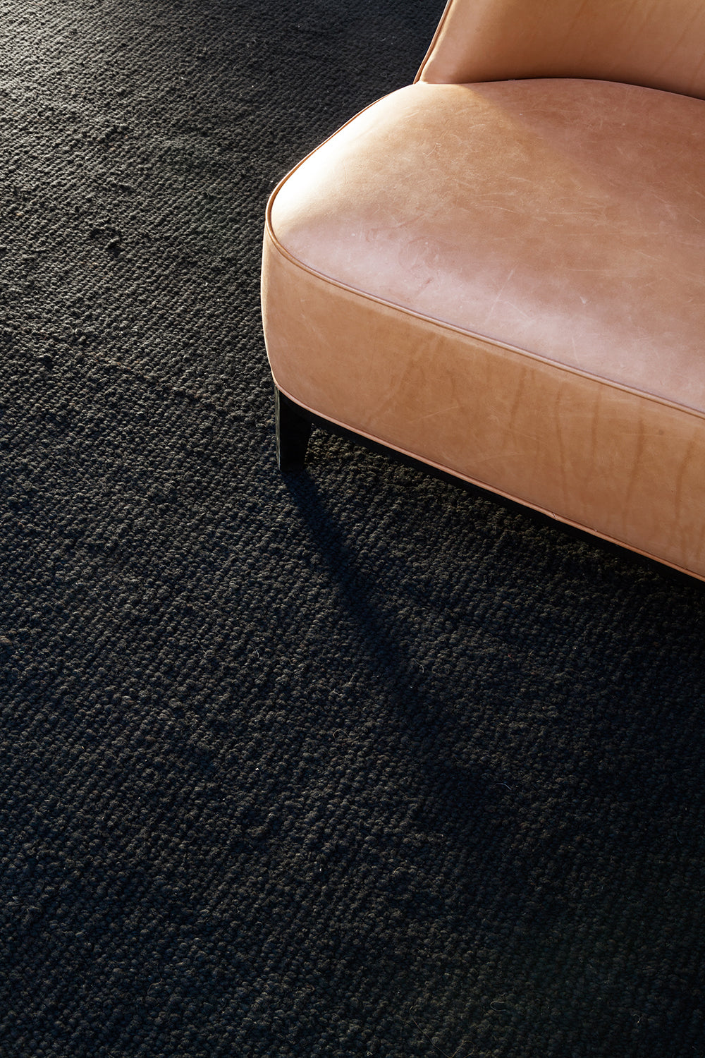 Black area rug