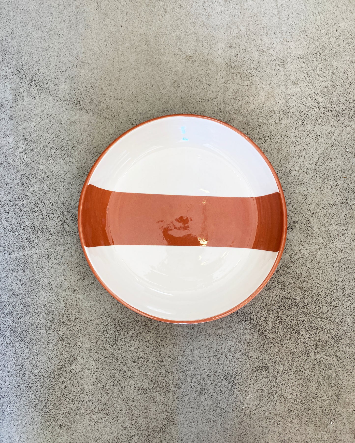 Casa Cubista Dipped Terracotta & White Plates and Bowls