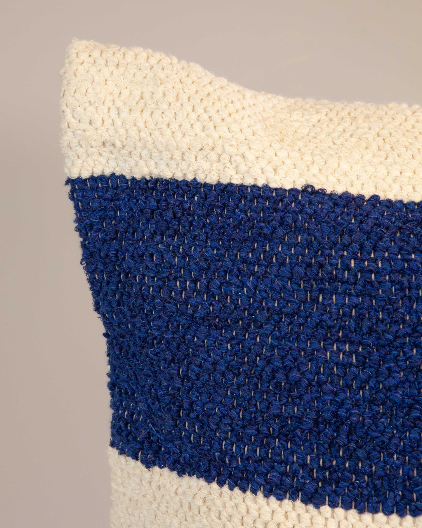 Casa Cubista Maze Pillow - Navy Blue