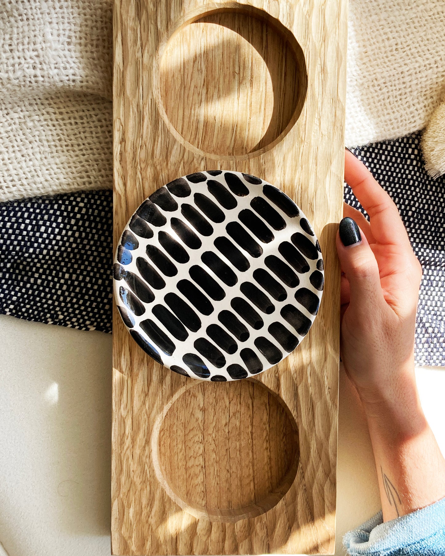 Casa Cubista Graphic Tableware - Pattern Saucers