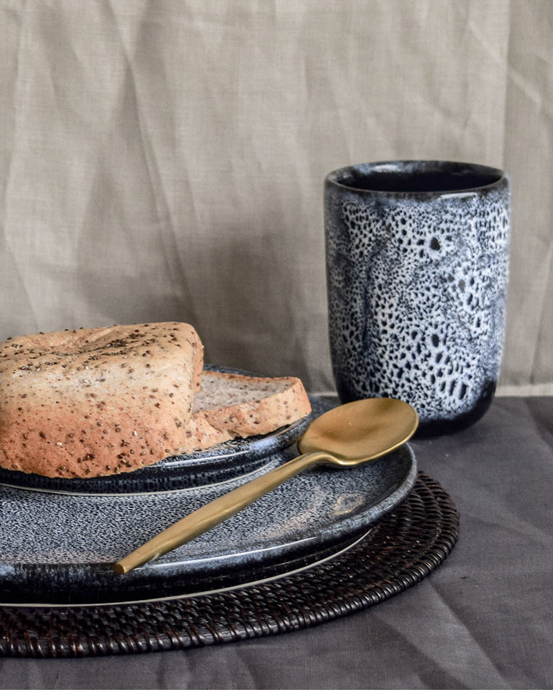 Indigo Ceramic Handmade Cups - Set of 4