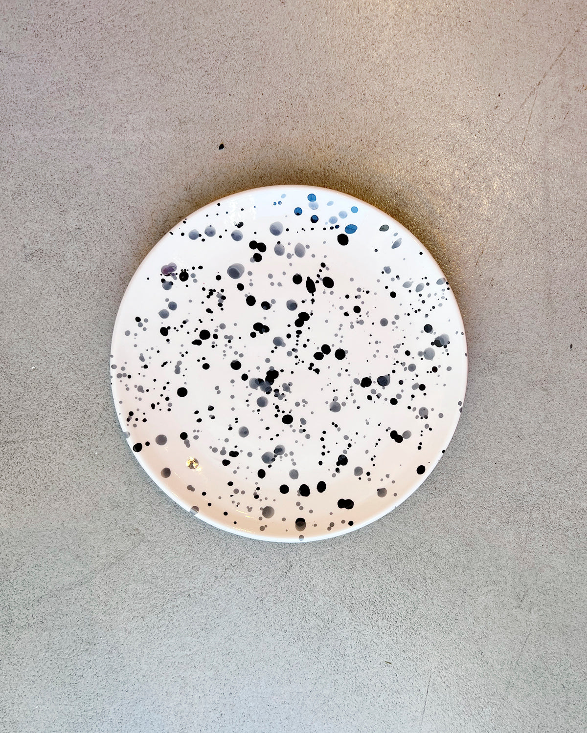 Splattered Salad Plate