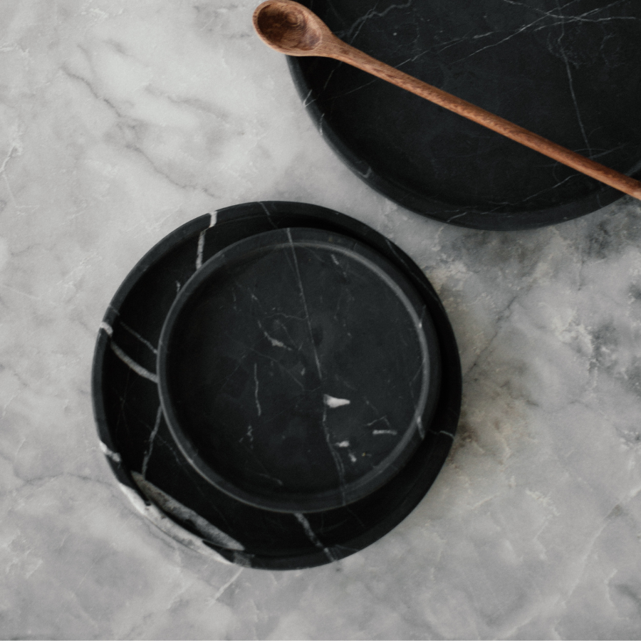 Artisan Marble Tray Set