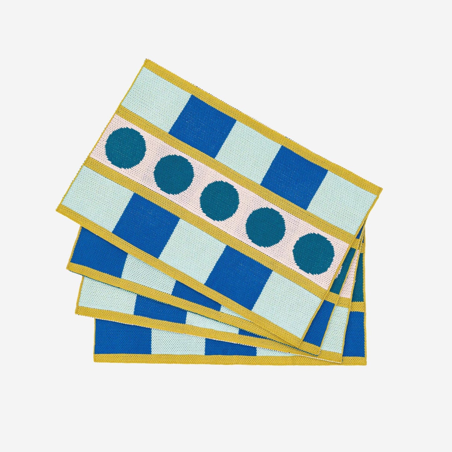 Placemat  Stripe Dot Set of 4