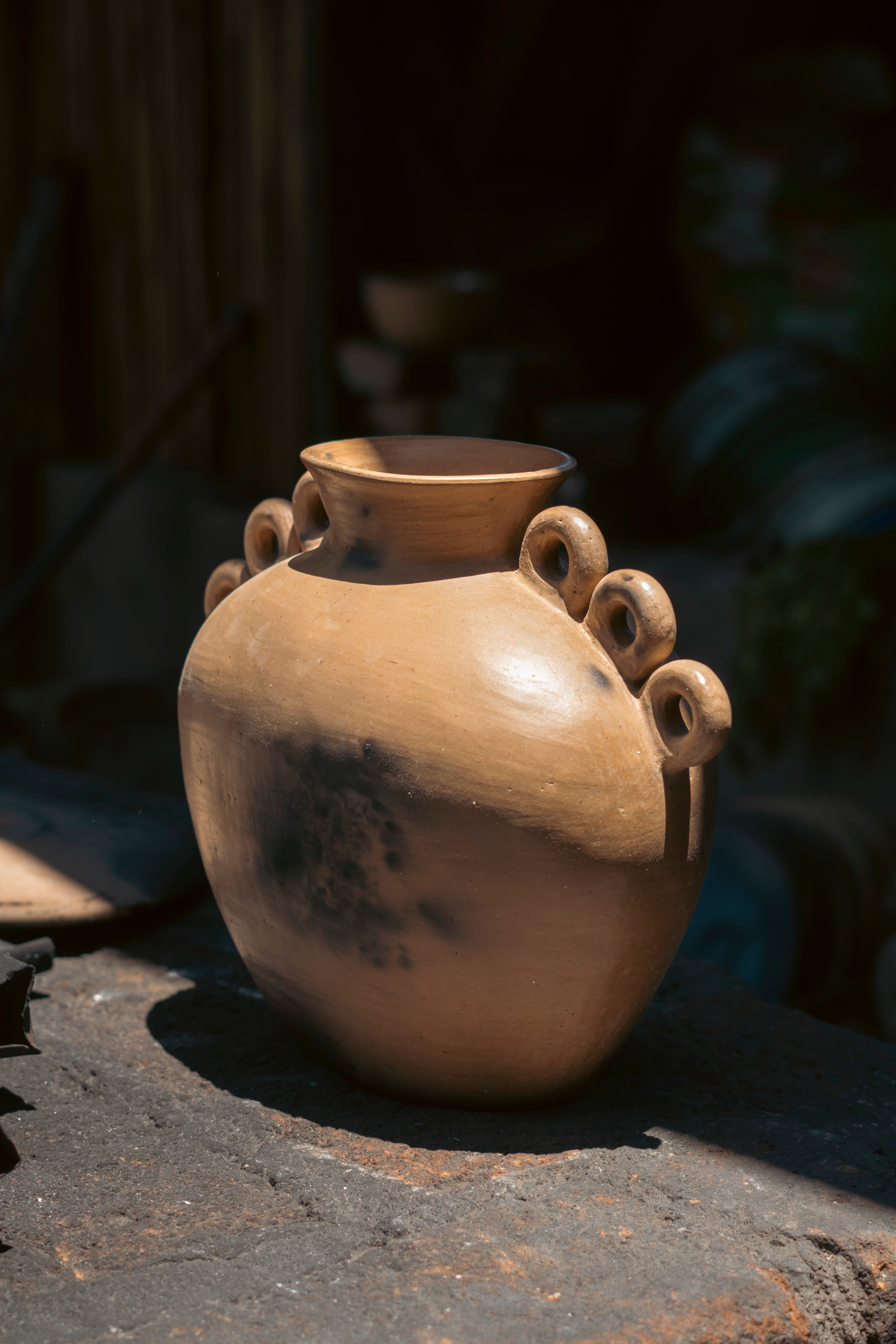 Altar Handcrafted Clay Vase by Atacama Home