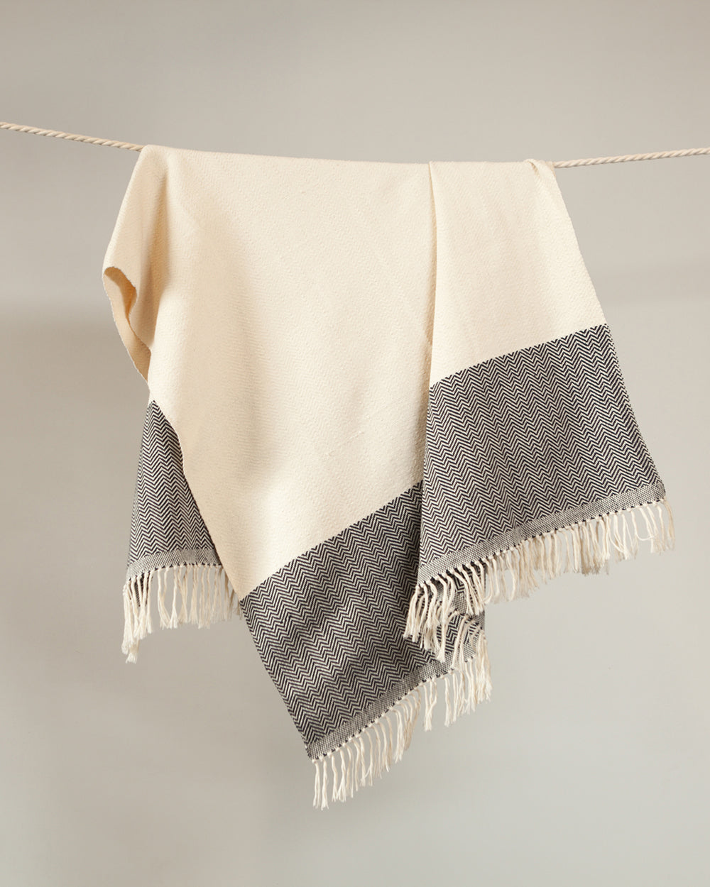 SALE Amano Throw - Herringbone Hem