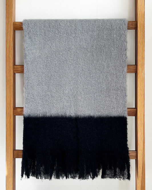 Winter Color Block Ezcaray Mohair Throw