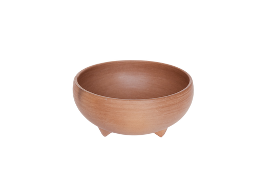 PALO SANTO Barro Natural Clay Footed Bowl