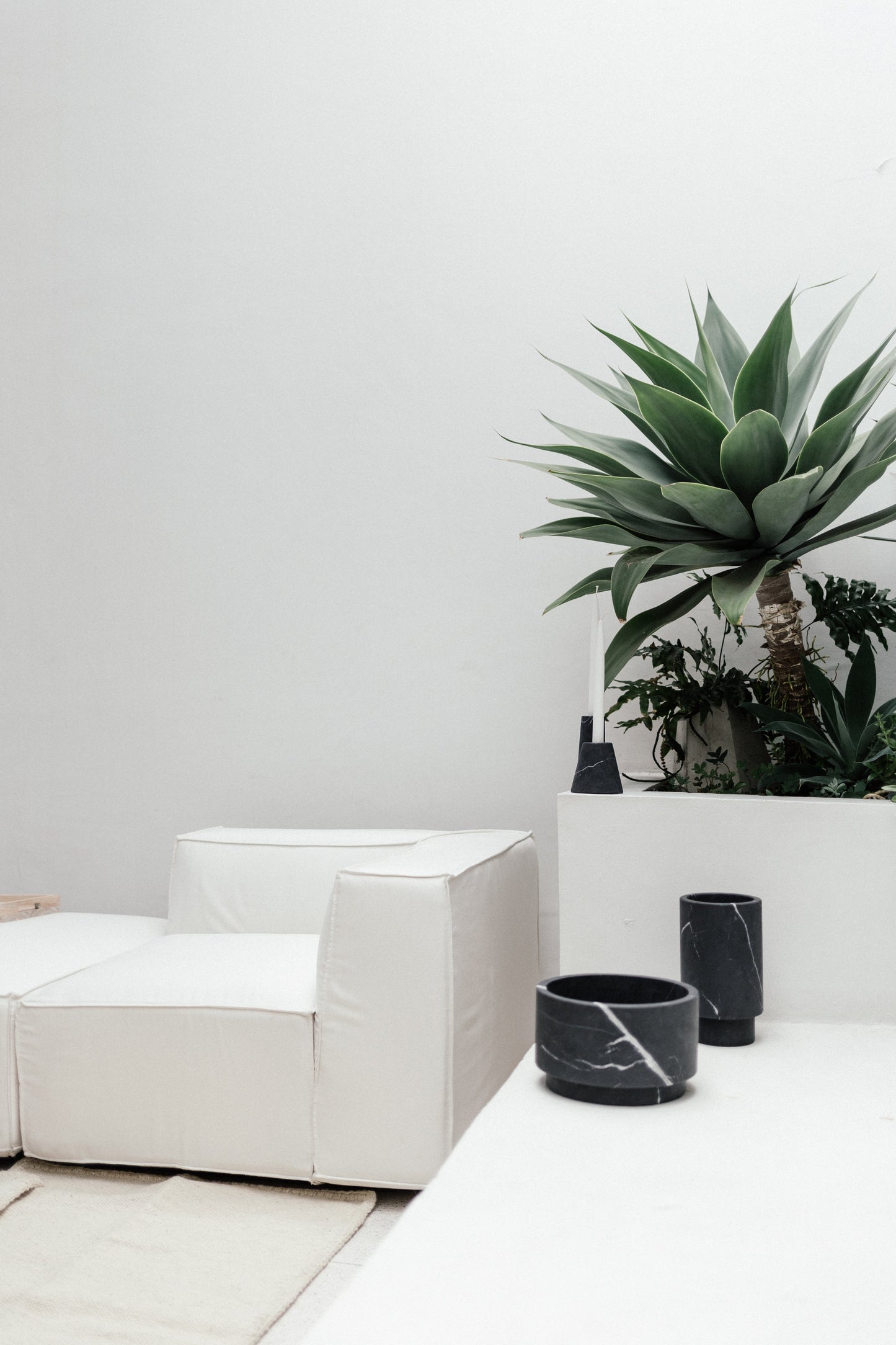 ARTISAN Marble Footed Vase