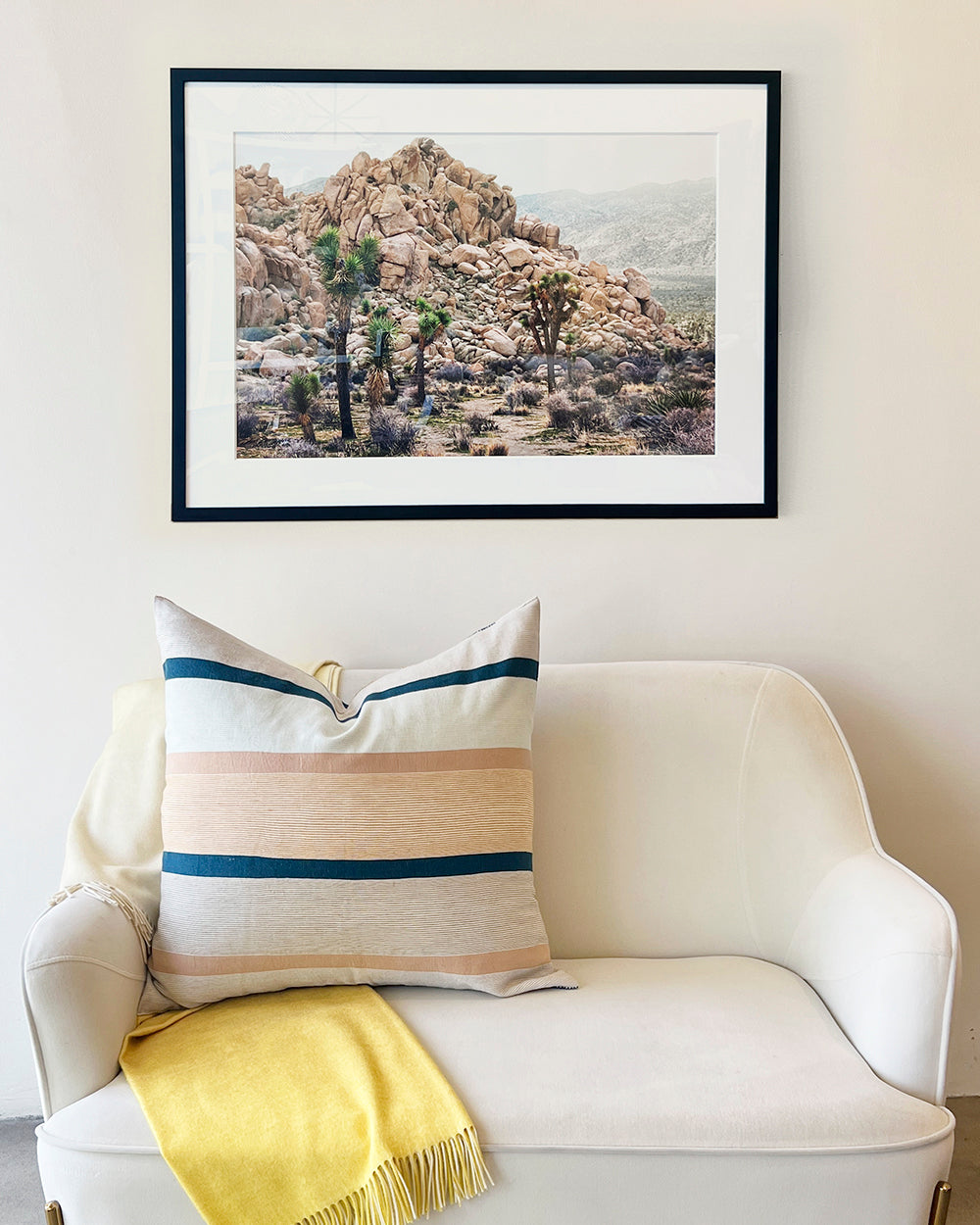 Joshua Tree Desert Landscape Framed Fine Art Photograph