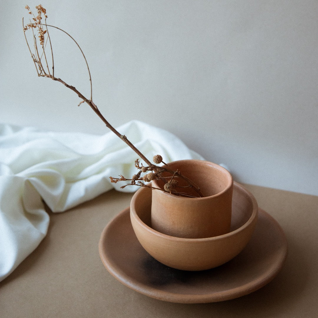 PALO SANTO Natural Clay Bowl