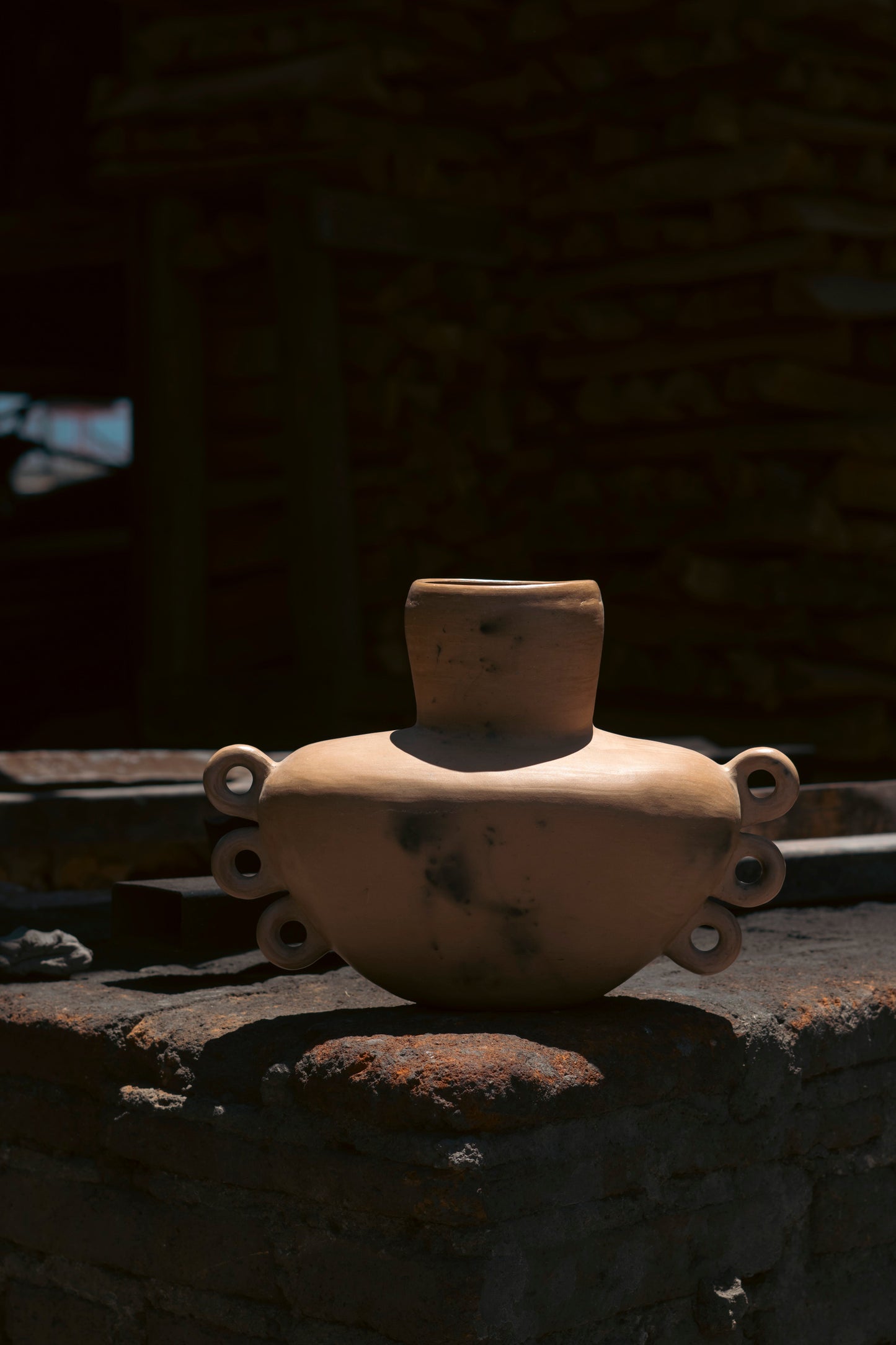 Ofrenda Handcrafted Clay Vase