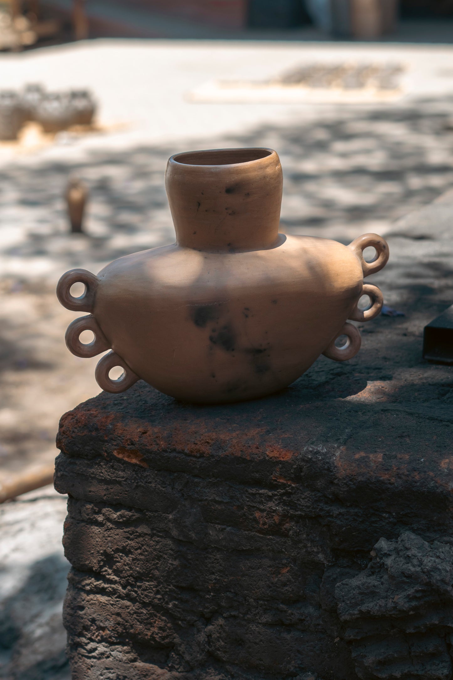 Ofrenda Handcrafted Clay Vase