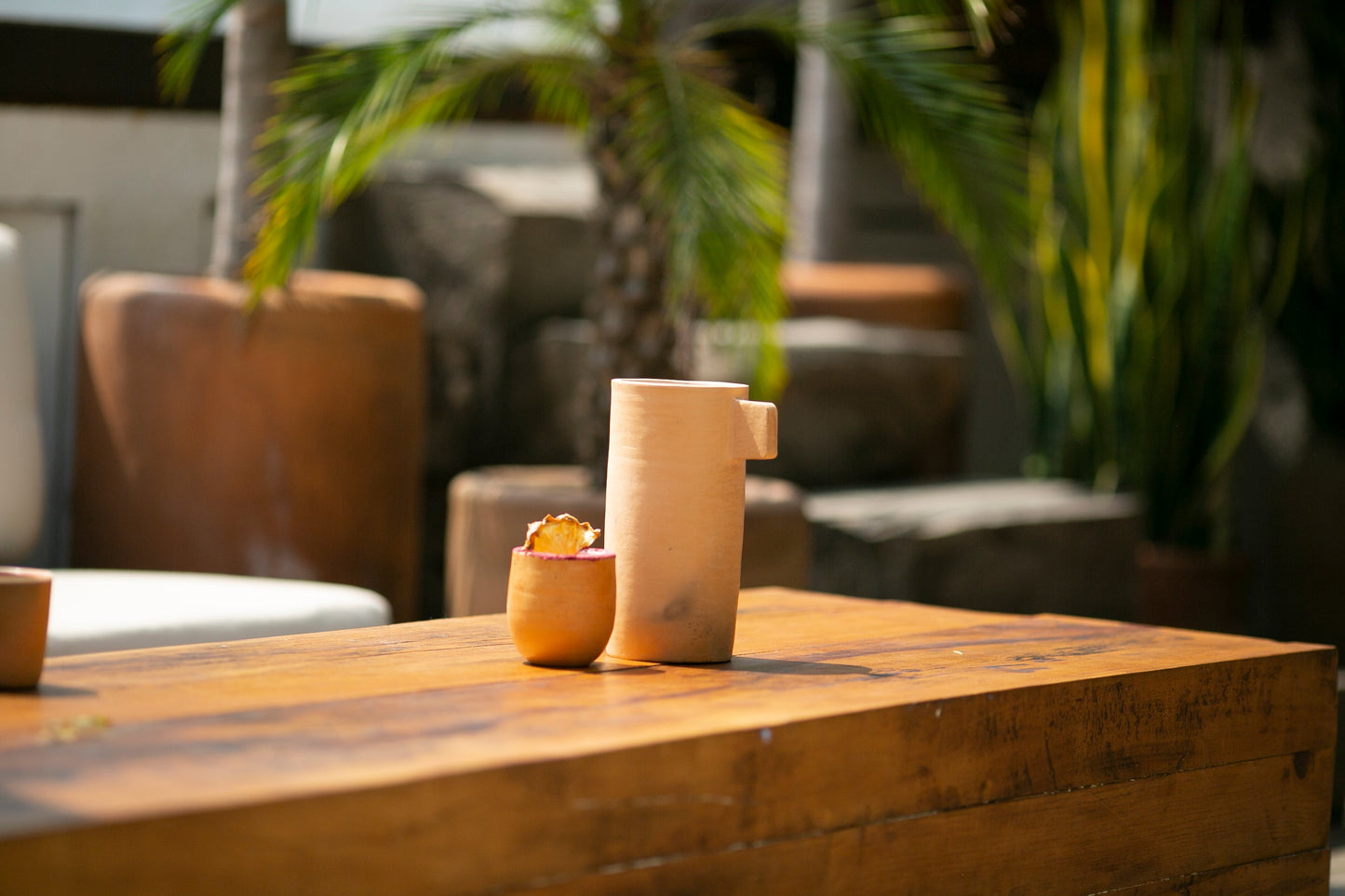 PALO SANTO Natural Clay Pitcher