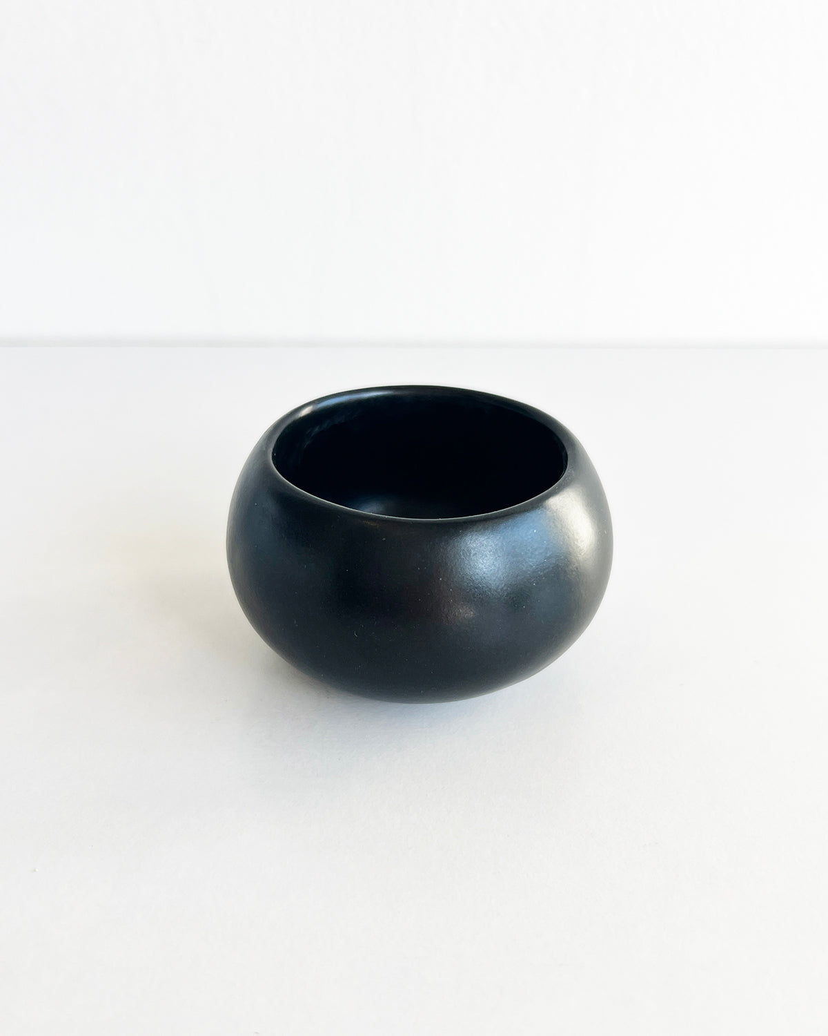 Black Velvet Stoneware Mezcal Cups - Set of 4