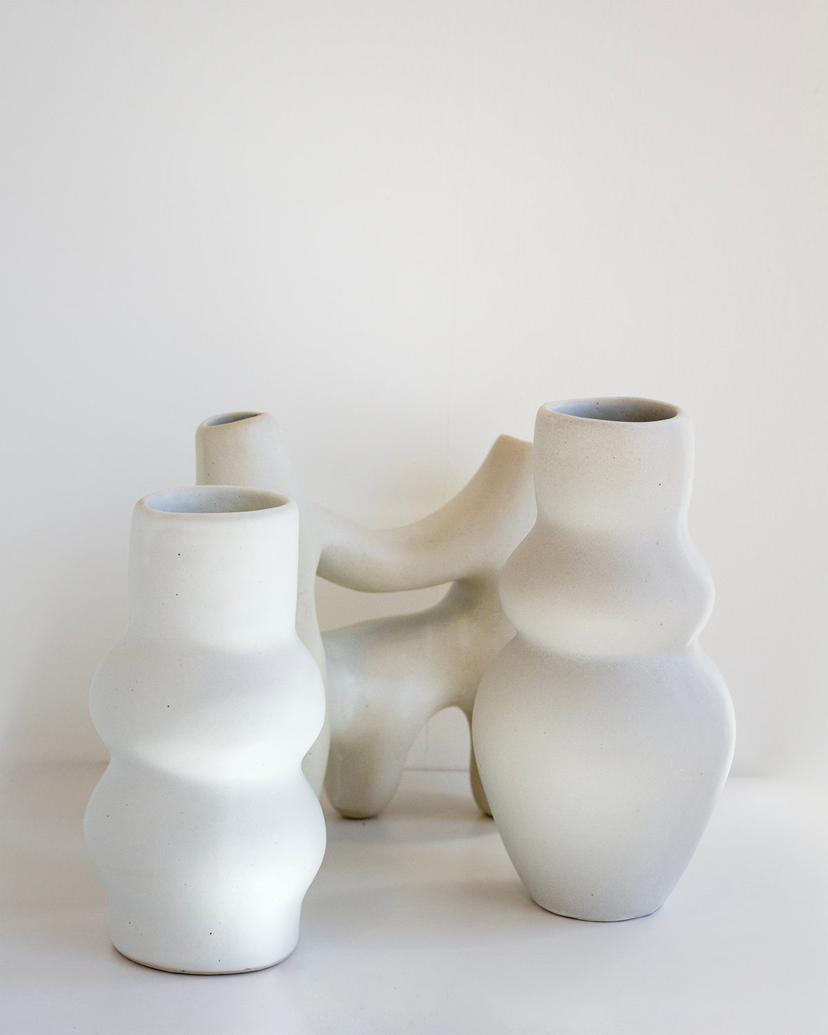 Femme II Clay Vase - Bone White