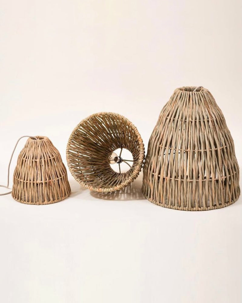 Juncal Handwoven Palm Lamp Shade