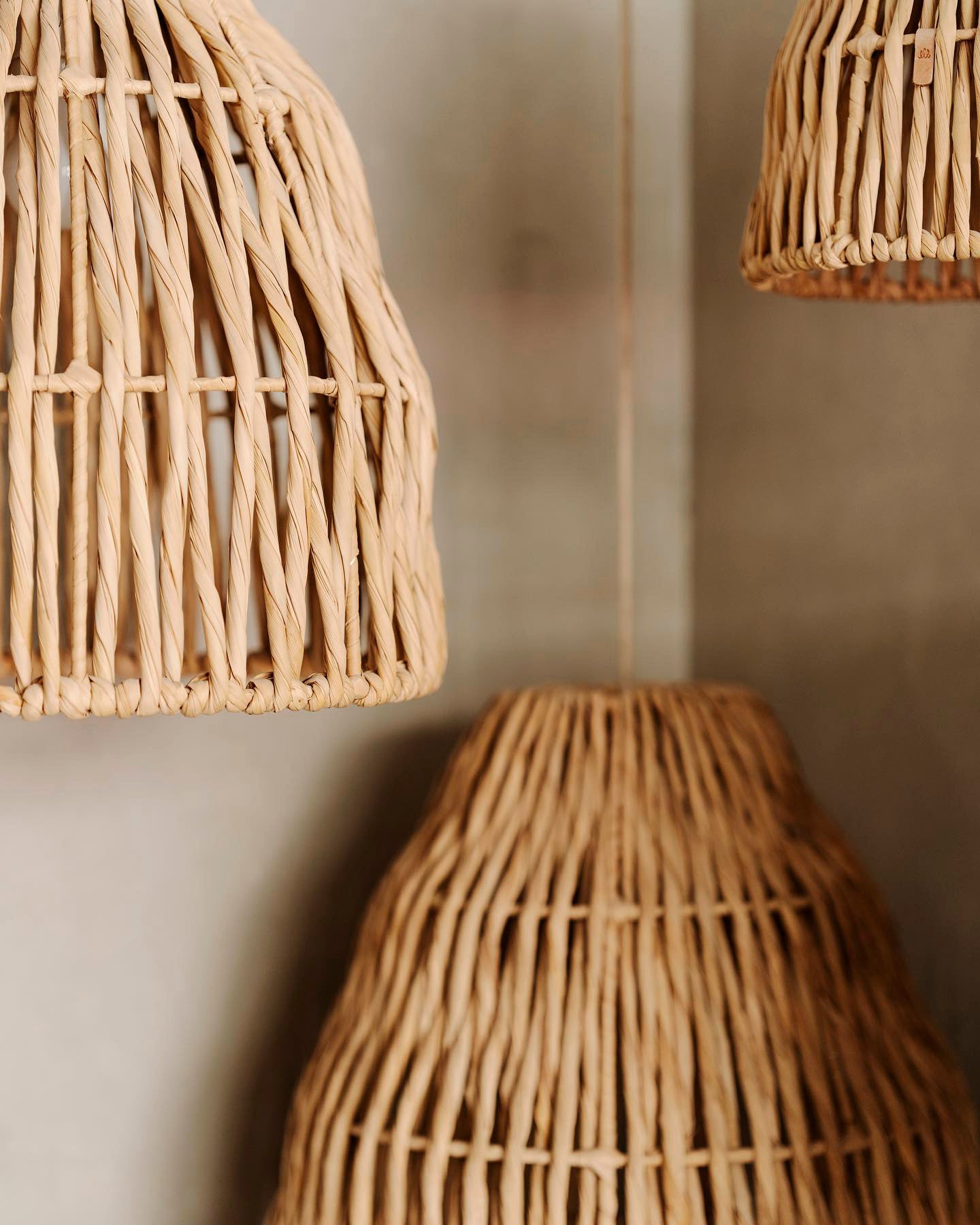 Juncal Handwoven Palm Lamp Shade