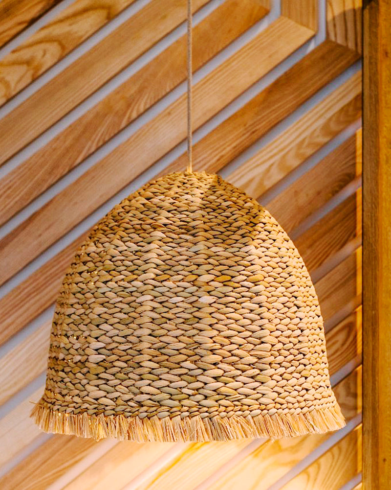 Tarasca Handwoven Palm Lamp Shade