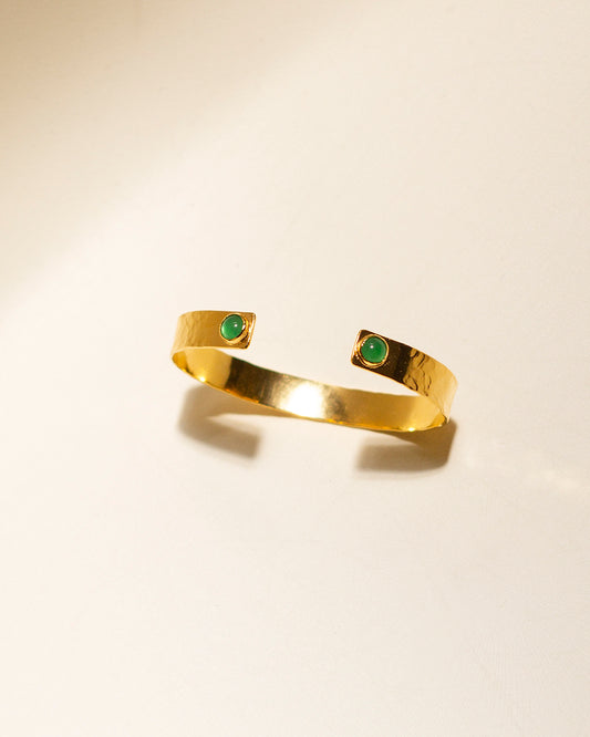 Double Stone Jade Bracelet