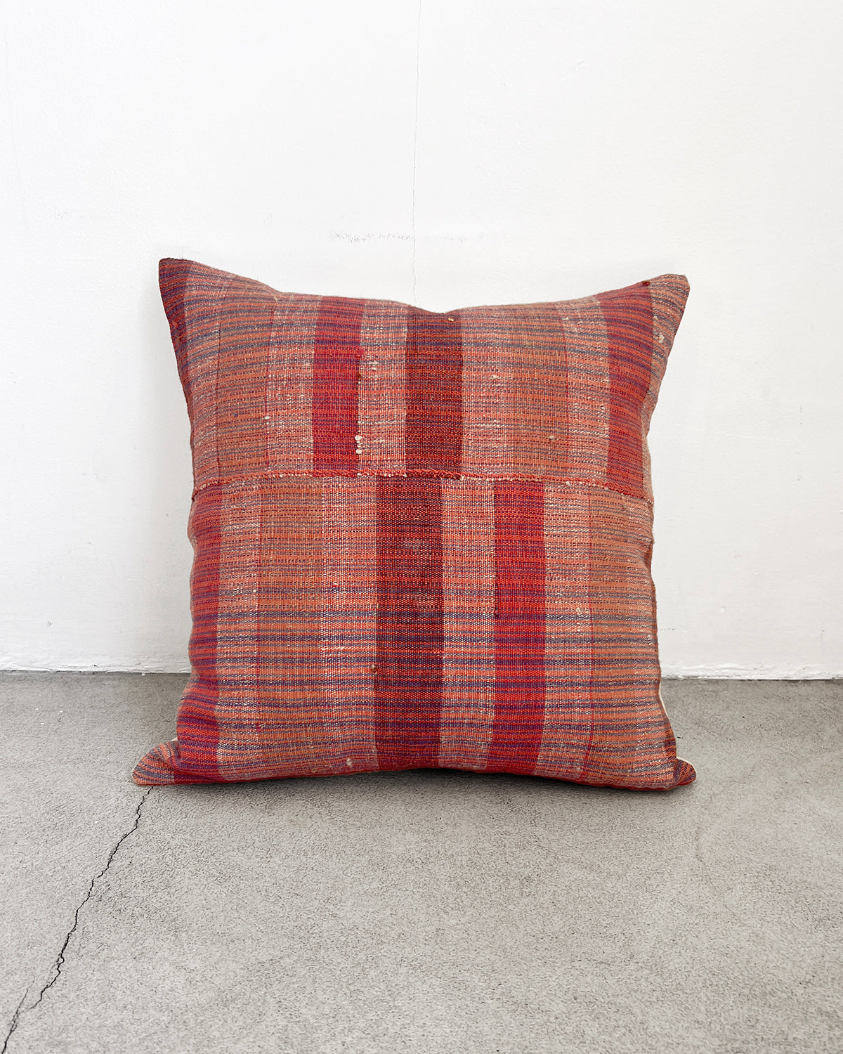 Matilde Red Striped Throw Pillow
