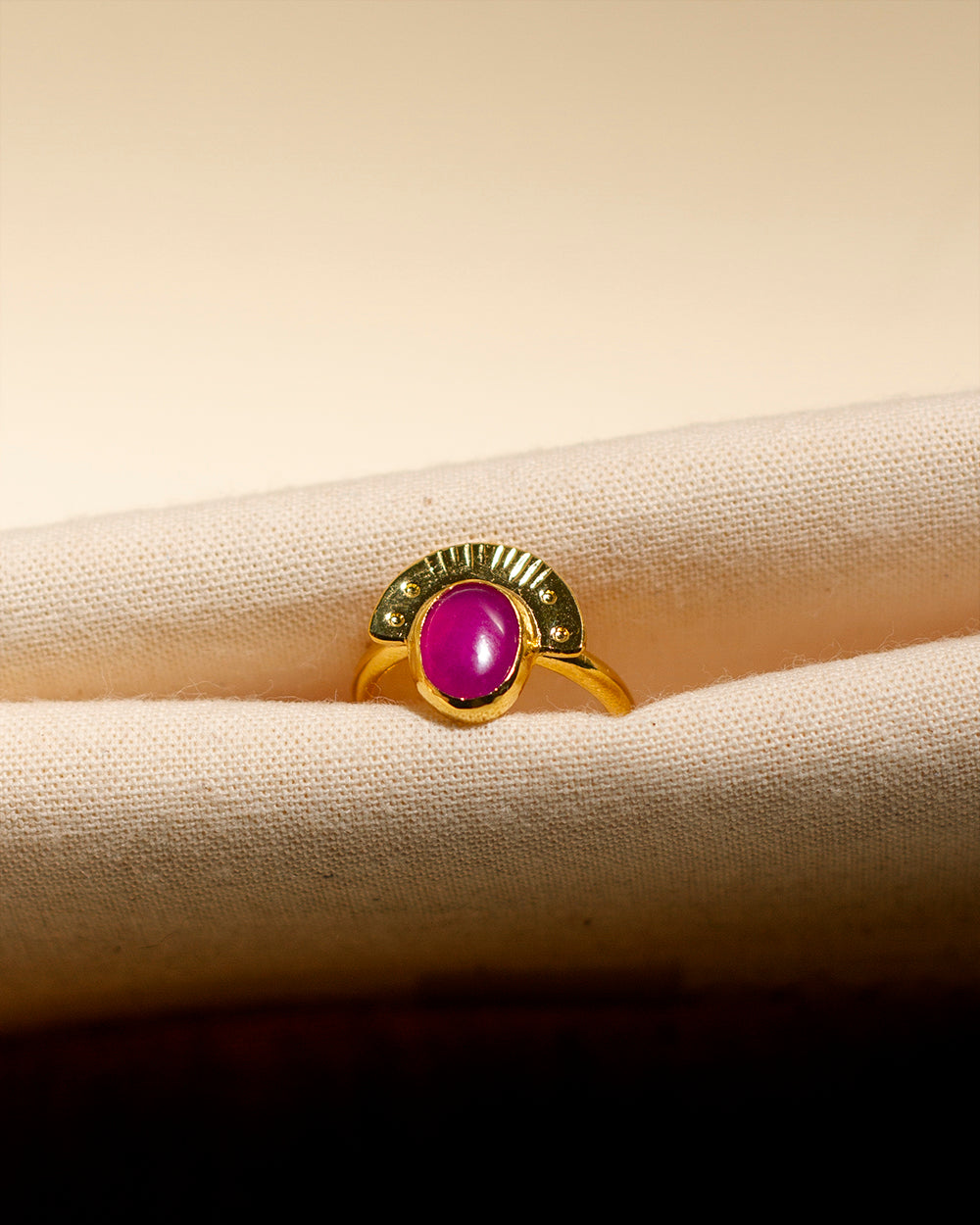 Rose Apate Art Deco Rose Agate Gemstone Ring – atacama home