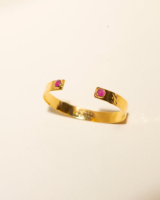 Double Stone Rose Agate Bracelet
