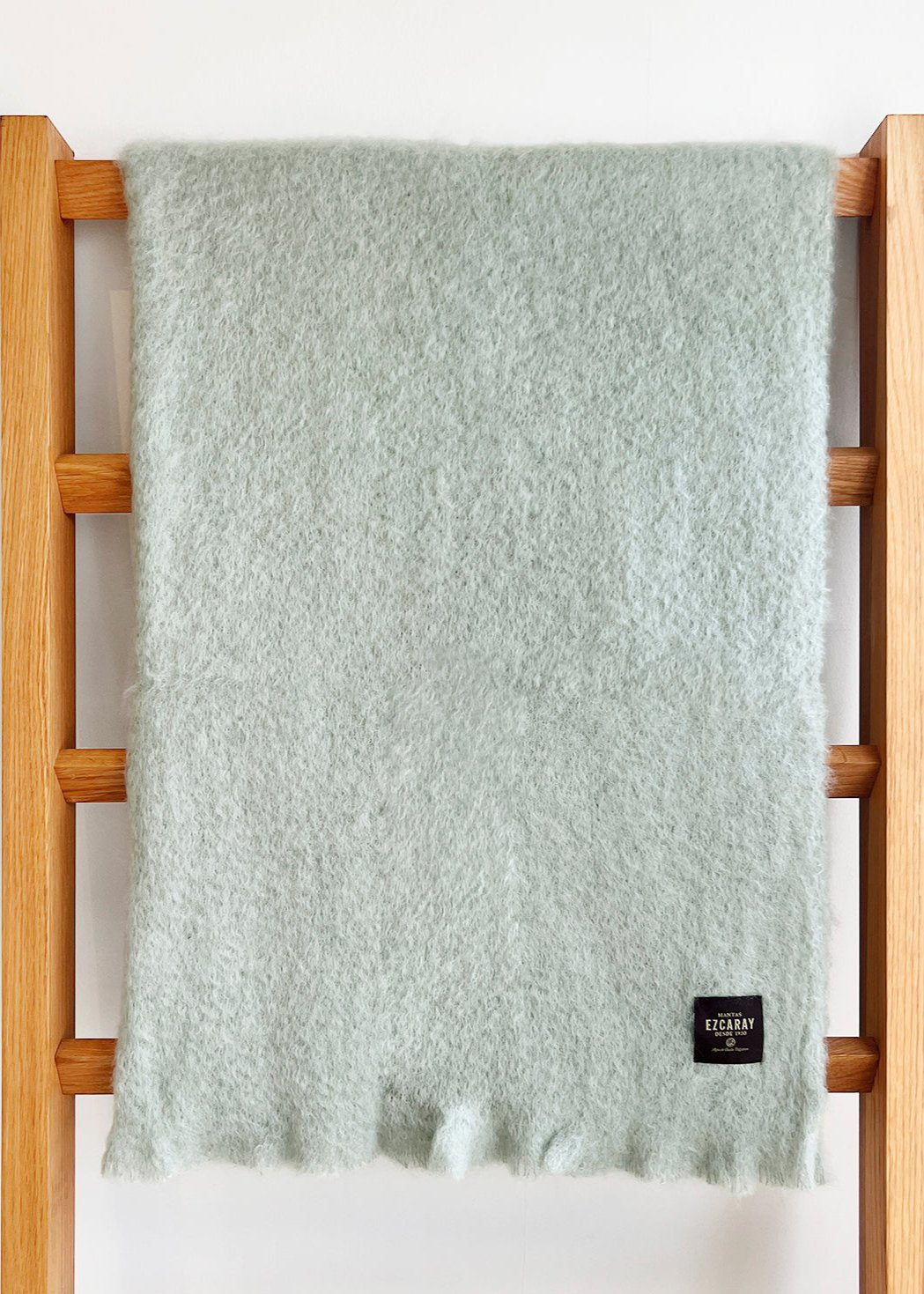 Seafoam Mohair Blanket Throw