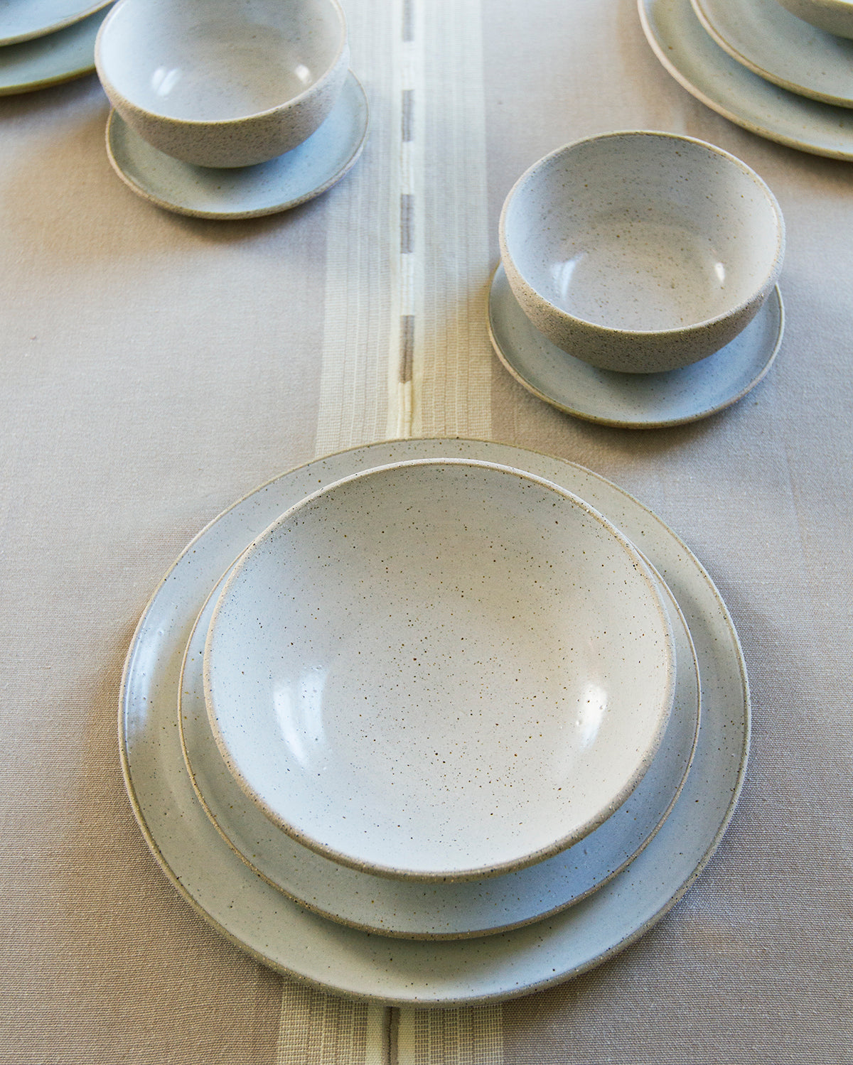 Cotto Stone Handmade Dinnerware Place Setting