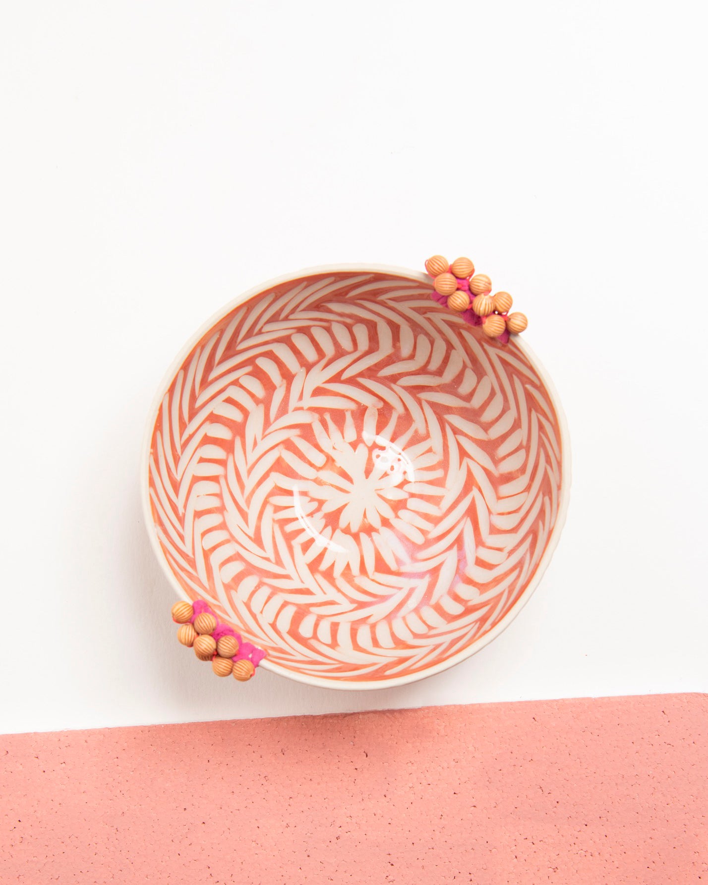 Tangerine Handmade Ceramic Bowl